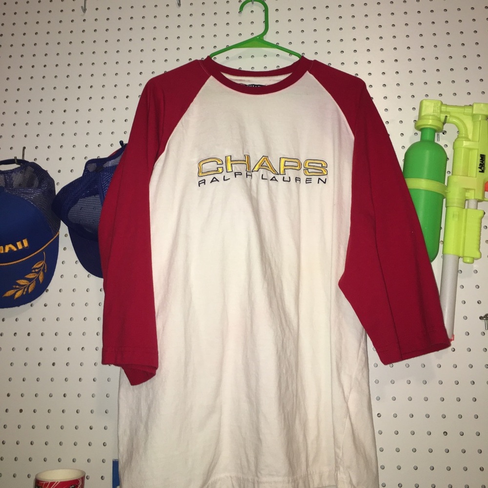 Vintage Chaps baseball tee